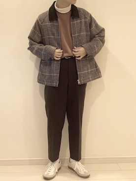 「MONKEY TIME（モンキータイム）のアイテム（スウェット）」を使った、すけさん（メンズ・165cm）の秋コーディネート