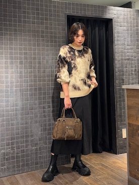 「アイテム（ブルゾン）」を使った、まるさん（JEANASIS）さん（レディース・171cm）の秋コーディネート