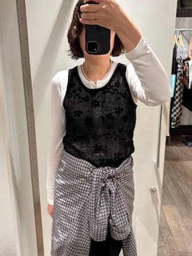 「JEANASIS（ジーナシス）のアイテム」を使った、まるさん（JEANASIS）さん（レディース・171cm）の春コーディネート