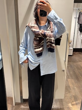 「アイテム（スウェットパンツ）」を使った、まるさん（JEANASIS）さん（レディース・171cm・30代）の秋コーディネート