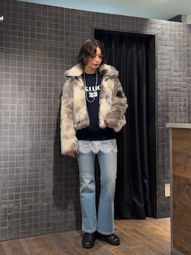 「アイテム（ブルゾン）」を使った、まるさん（JEANASIS）さん（レディース・171cm・30代）の秋コーディネート