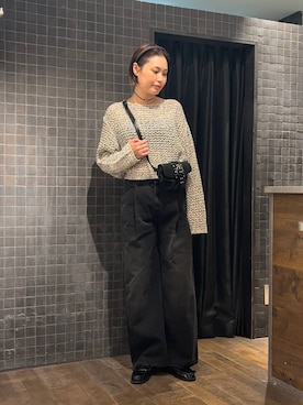 「アイテム（ニット/セーター）」を使った、まるさん（JEANASIS）さん（レディース・171cm・30代）の夏コーディネート
