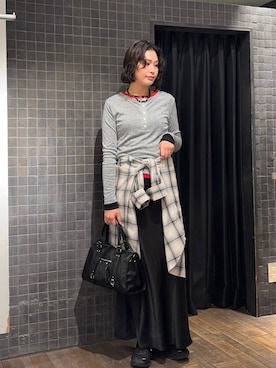 「JEANASIS（ジーナシス）のアイテム」を使った、まるさん（JEANASIS）さん（レディース・171cm）の春コーディネート