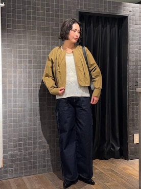 「eL（エル）のアイテム」を使った、まるさん（JEANASIS）さん（レディース・171cm）の冬コーディネート