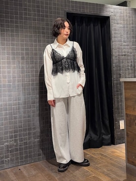 「アイテム（キャミソール）」を使った、まるさん（JEANASIS）さん（レディース・171cm）の秋コーディネート