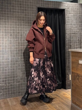 「アイテム（ブルゾン）」を使った、まるさん（JEANASIS）さん（レディース・171cm・30代）の秋コーディネート