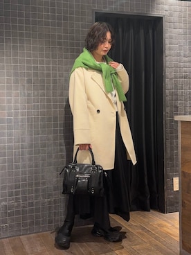 「アイテム（ボストンバッグ）」を使った、まるさん（JEANASIS）さん（レディース・171cm）の秋コーディネート