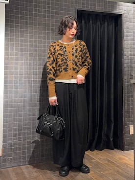 「アイテム（スラックス）」を使った、まるさん（JEANASIS）さん（レディース・171cm・30代）の秋コーディネート