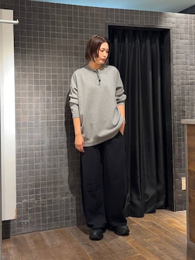 「アイテム（スウェットパンツ）」を使った、まるさん（JEANASIS）さん（レディース・171cm・30代）の秋コーディネート
