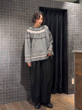 「アイテム（スラックス）」を使った、まるさん（JEANASIS）さん（レディース・171cm・30代）の秋コーディネート