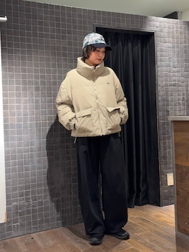 「アイテム（スウェットパンツ）」を使った、まるさん（JEANASIS）さん（レディース・171cm・30代）の秋コーディネート