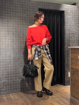 「アイテム（スウェット）」を使った、まるさん（JEANASIS）さん（レディース・171cm・30代）の夏コーディネート