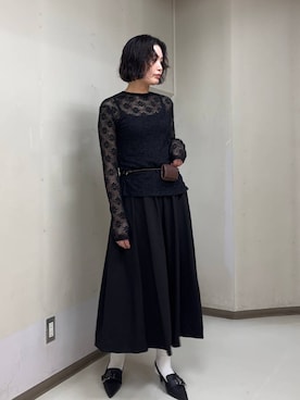 「eL（エル）のアイテム」を使った、まるさん（JEANASIS）さん（レディース・171cm）の冬コーディネート