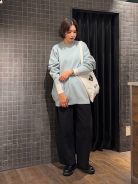 「アイテム（ピーコート）」を使った、まるさん（JEANASIS）さん（レディース・171cm・30代）の秋コーディネート