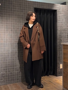 「アイテム（パーカー）」を使った、まるさん（JEANASIS）さん（レディース・171cm）の秋コーディネート