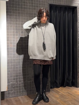 「アイテム（チャーム）」を使った、まるさん（JEANASIS）さん（レディース・171cm）の秋コーディネート