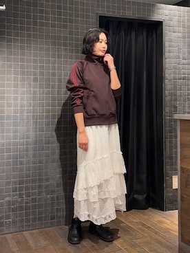 「eL（エル）のアイテム」を使った、まるさん（JEANASIS）さん（レディース・171cm）の冬コーディネート