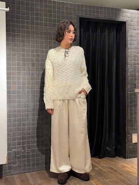 「体型カバー」｜「アイテム（ピーコート）」を使った、まるさん（JEANASIS）さん（レディース・171cm）の冬コーディネート