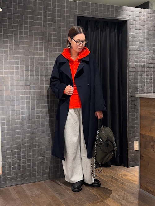 eL】Super120's Wool Coat/580120（ステンカラーコート）｜eL（エル