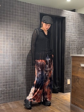 「アイテム（ハンチング/ベレー帽）」を使った、まるさん（JEANASIS）さん（レディース・171cm・30代）の秋コーディネート