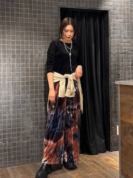 「アイテム（アンサンブル）」を使った、まるさん（JEANASIS）さん（レディース・171cm）の秋コーディネート