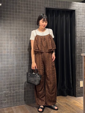 「JEANASIS（ジーナシス）のアイテム（バッグ）」を使った、まるさん（JEANASIS）さん（レディース・171cm）の春コーディネート