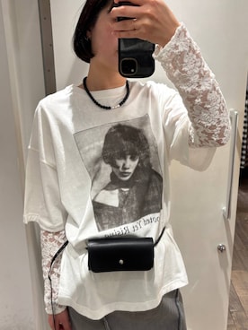 「アイテム（ポーチ）」を使った、まるさん（JEANASIS）さん（レディース・171cm）の春コーディネート