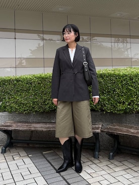 まるさん(JEANASIS)さん(レディース・171cm)の秋コーディネート