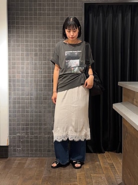 まるさん（JEANASIS）さん（レディース・171cm・30代）の夏コーディネート