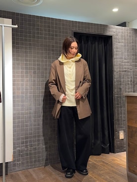 「アイテム（テーラードジャケット）」を使った、まるさん（JEANASIS）さん（レディース・171cm）の秋コーディネート