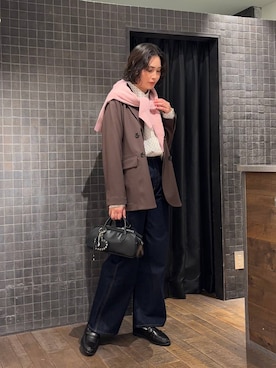 まるさん（JEANASIS）さん（レディース・171cm）の冬コーディネート