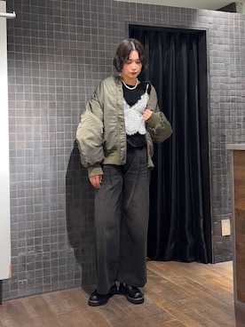 「アイテム（アンサンブル）」を使った、まるさん（JEANASIS）さん（レディース・171cm）の秋コーディネート