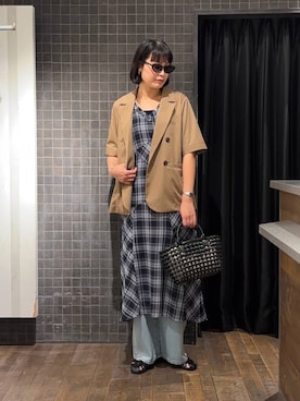 まるさん（JEANASIS）さん（レディース・171cm・30代）の夏コーディネート