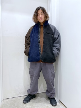 「XLARGE（エクストララージ）のアイテム（ナイロンジャケット）」を使った、Kanoaさん（メンズ・170cm）の秋コーディネート