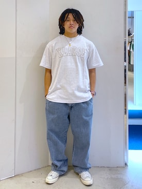「原宿」｜「アイテム（Tシャツ/カットソー）」を使った、Kanoaさん（メンズ・170cm）の夏コーディネート