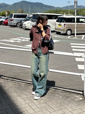 「CPCM（シーピーシーエム）のアイテム」を使った、おきくさん（レディース・155cm）の春コーディネート