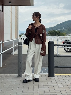 「アイテム（ボストンバッグ）」を使った、きくさん（レディース・155cm・20代）の夏コーディネート