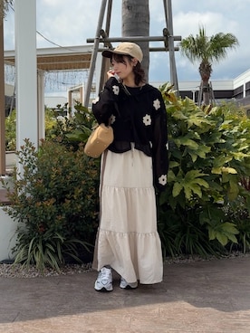 「秋服」｜「アイテム（帽子）」を使った、きくさん（レディース・155cm）の秋コーディネート