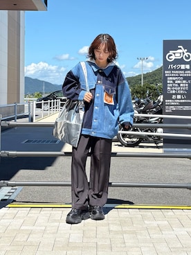 きくさん（骨格ナチュラル・レディース・155cm）の秋コーディネート
