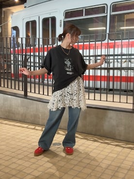 「アイテム（パンツ）」を使った、きくさん（レディース・155cm・20代）の夏コーディネート