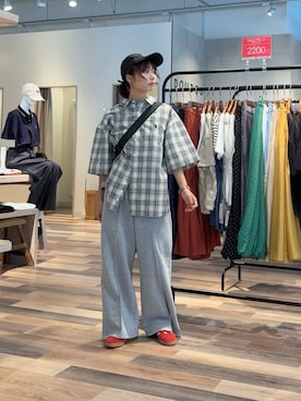「CPCM」｜きくさん（レディース・155cm）の夏コーディネート