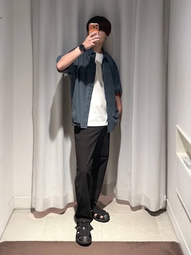 「GLOBAL WORK（グローバルワーク）のアイテム」を使った、onkitiさん（メンズ・170cm）の夏コーディネート