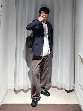 「GLOBAL WORK（グローバルワーク）のアイテム（ジャケット/アウター）」を使った、onkitiさん（メンズ・170cm）の秋コーディネート