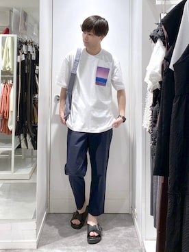 「GLOBAL WORK（グローバルワーク）のアイテム（シューズ）」を使った、onkitiさん（メンズ・170cm）の夏コーディネート