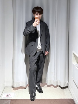 「GLOBAL WORK（グローバルワーク）のアイテム（ジャケット/アウター）」を使った、onkitiさん（メンズ・170cm）の春コーディネート