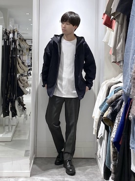 「アイテム（レッグウェア）」を使った、onkitiさん（メンズ・170cm・20代）の秋コーディネート
