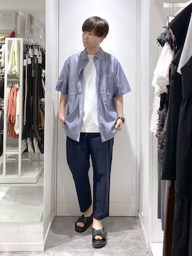 「GLOBAL WORK（グローバルワーク）のアイテム（シューズ）」を使った、onkitiさん（メンズ・170cm）の夏コーディネート