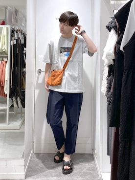 「GLOBAL WORK（グローバルワーク）のアイテム（シューズ）」を使った、onkitiさん（メンズ・170cm）の夏コーディネート