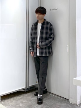 「アイテム（レッグウェア）」を使った、onkitiさん（メンズ・170cm・20代）の秋コーディネート