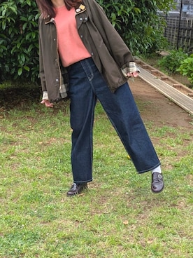 「Barbour（バブアー）のアイテム」を使った、たまさん（レディース・163cm）の春コーディネート